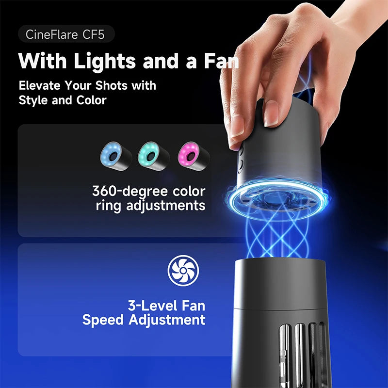 HandHeld Smoke Fogger Machine Bendable With Remote Control For Video Filming Stage Performance Atmosphere COLBOR CF5 NEW