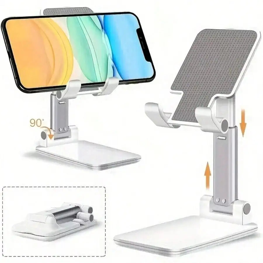 1Pc portable retractable phone holder, compatible with all mobile phones, the latest folding retractable phone holder, compact