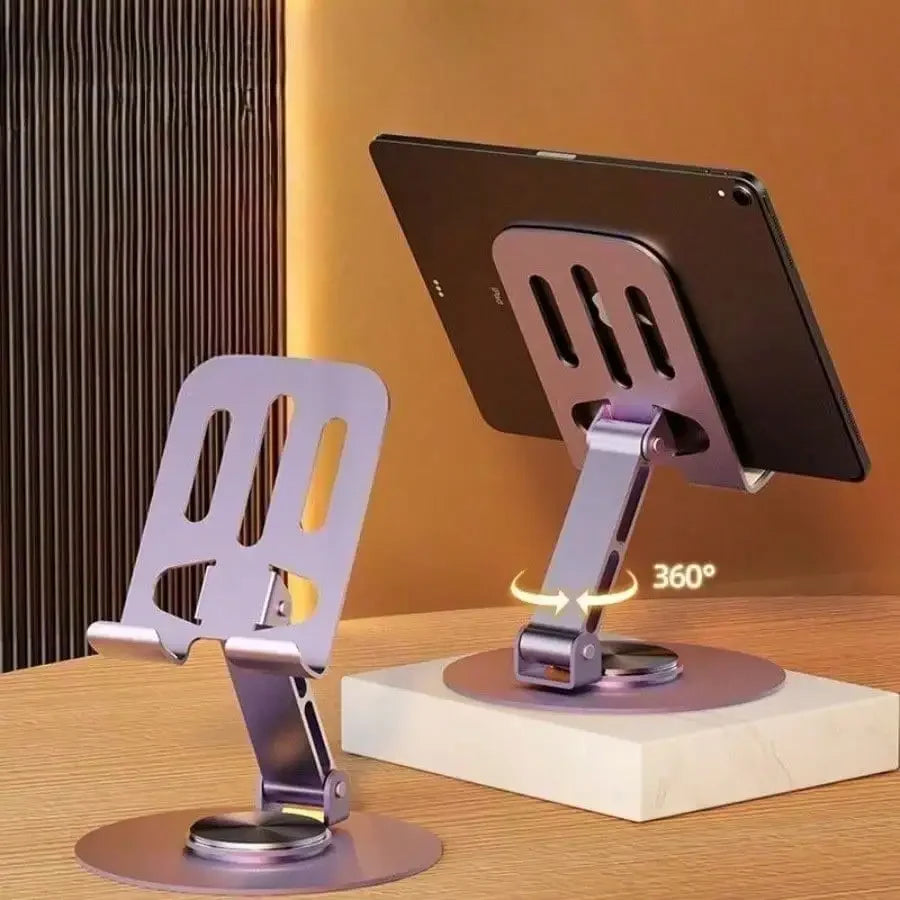 2025 New Rotating Aluminum Alloy Phone Holder, New All-Metal 360-Degree Rotating Mobile Phone Bracket, High-End Mechanical