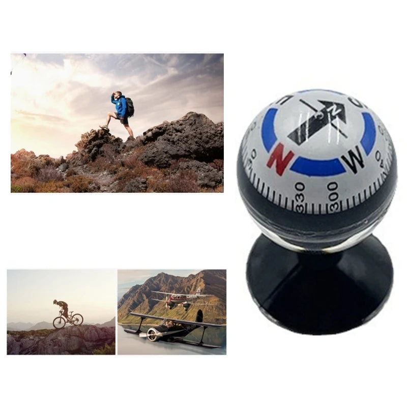 Accuracy Outdoor Compasses with Spherical Durability Ball Compasses for Hiking Backpacking Survival Gear
