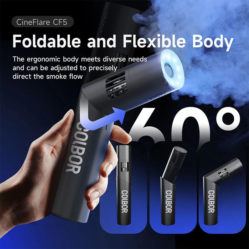 HandHeld Smoke Fogger Machine Bendable With Remote Control For Video Filming Stage Performance Atmosphere COLBOR CF5 NEW