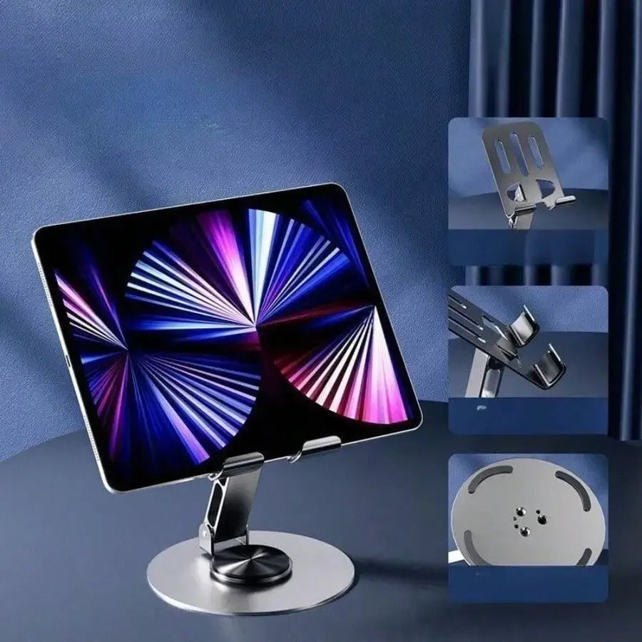 2025 New Rotating Aluminum Alloy Phone Holder, New All-Metal 360-Degree Rotating Mobile Phone Bracket, High-End Mechanical