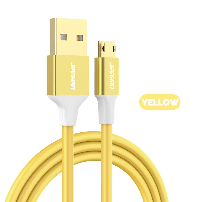 JianHan Micro USB Cable Reversible 3A Fast Charging for Samsung Xiaomi HTC LG Andriod USB Charger Data Cable Mobile Phone Cable