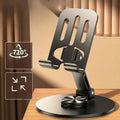 2025 New Rotating Aluminum Alloy Phone Holder, New All-Metal 360-Degree Rotating Mobile Phone Bracket, High-End Mechanical