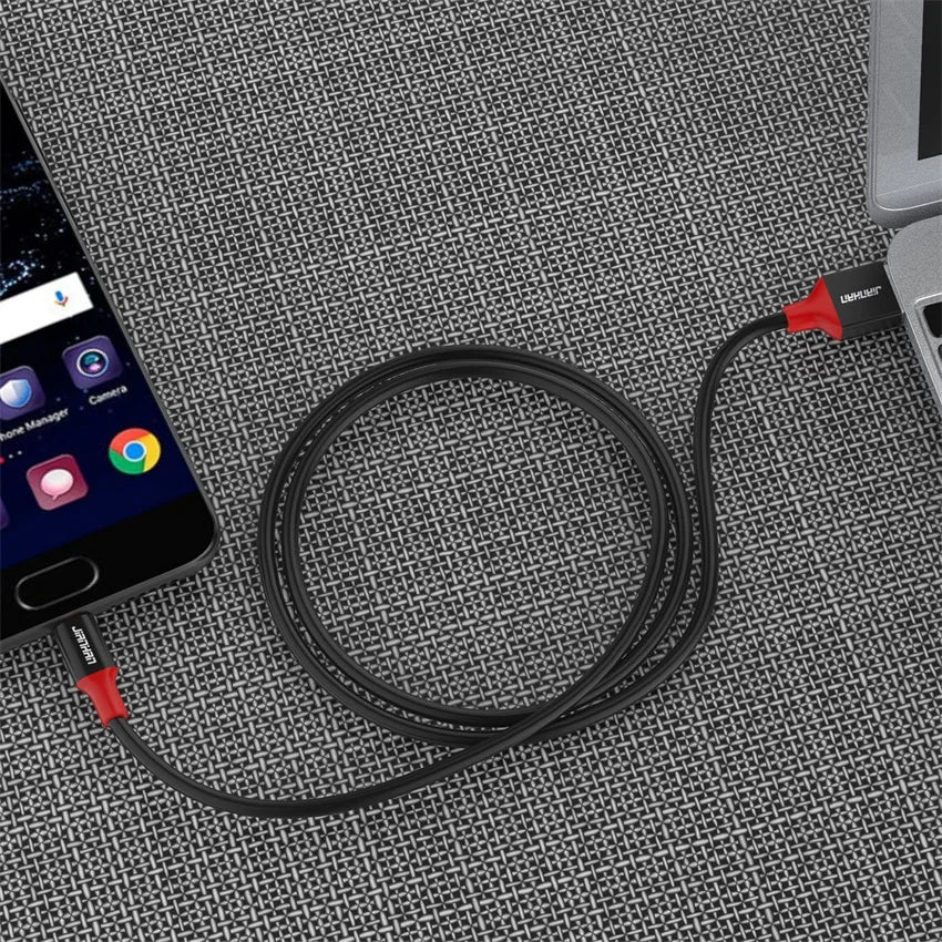 JianHan Micro USB Cable Reversible 3A Fast Charging for Samsung Xiaomi HTC LG Andriod USB Charger Data Cable Mobile Phone Cable