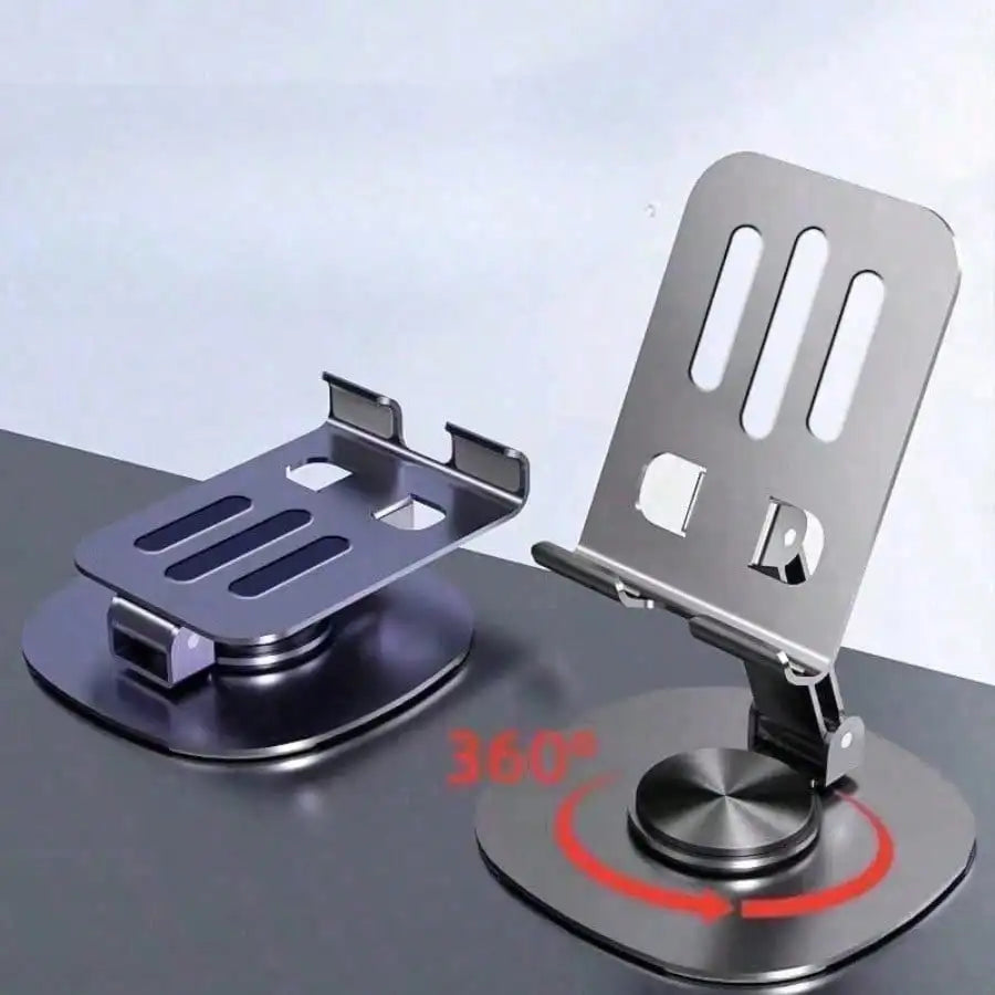 2025 New Rotating Aluminum Alloy Phone Holder, New All-Metal 360-Degree Rotating Mobile Phone Bracket, High-End Mechanical